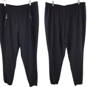 Serena Williams Signature statement black athletic pants size 1X